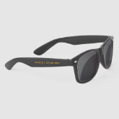 Pop Fizz Clink Elegante Typografie Zonnebrillen (Rechts)