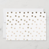 Pop Fizz Clink Faux Gold Foil Nieuwjaar Kaart (Achterkant)