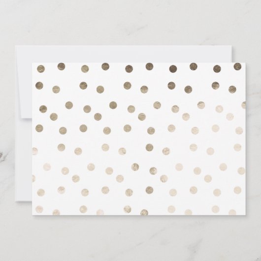 Pop Fizz Clink Faux Gold Foil Nieuwjaar Kaart (Achterkant)