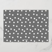 Pop Fizz Clink Gold Uitnodiging Folie nieuwjaar (Achterkant)