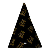 Pop Fizz Clink Moderne typografie Feesthoedjes (Rechts)