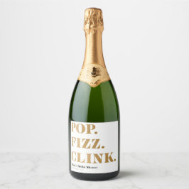 Pop Fizz Clink Mousserende Wijn Etiketten