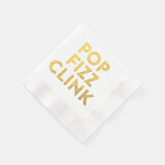 POP FIZZ CLINK Napkins Servet (Hoek)