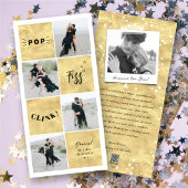 Pop Fizz Clink New Year Blokken 4 Foto Collage Feestdagenkaart
