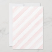 Pop fizz clink roze feestuitnodiging kaart (Achterkant)