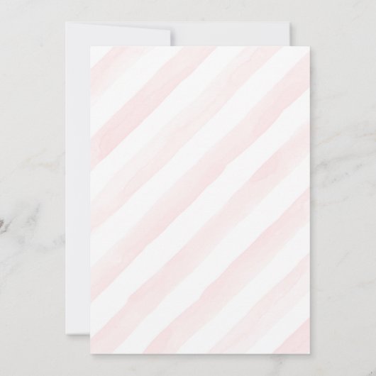 Pop fizz clink roze feestuitnodiging kaart (Achterkant)