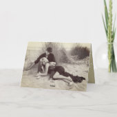 Pop Fizz Clink Stylish Gold Champagne Chic Foto Feestdagen Kaart (Achterkant)