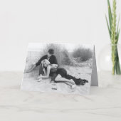 Pop Fizz Clink Stylish Silver Champagne Chic Foto Feestdagen Kaart (Achterkant)