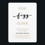 Pop Fizz Clink | uitnodiging voor een feestdag<br><div class="desc">Ga voor meer kleuren en stijlen naar onze winkel!</div>