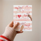 Pop Fizz Friends Galentine’s Day Girls Night Party Kaart