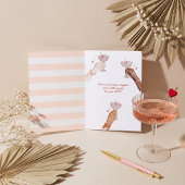Pop Fizz Love Cocktail Cheer Happy Galentine's Day Feestdagen Kaart