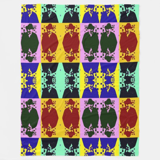 Pop Fleece Deken (Voorkant)