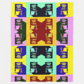 Pop Fleece Deken (Voorkant)