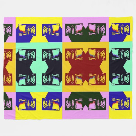 Pop Fleece Deken (Voorkant (Horizontaal))