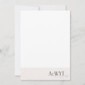 POP flower card -iris- Kaart (Achterkant)