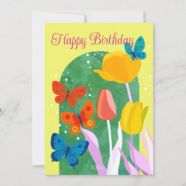 POP flower card -tulip-  Kaart