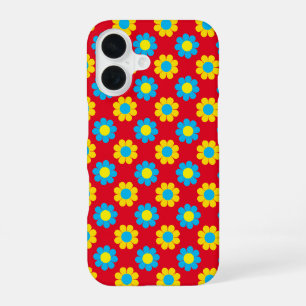 Pop Flower Power iPhone 16 Hoesje