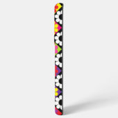 Pop Flower Power Vierkanten Samsung Galaxy Hoesje (Linkerkant)