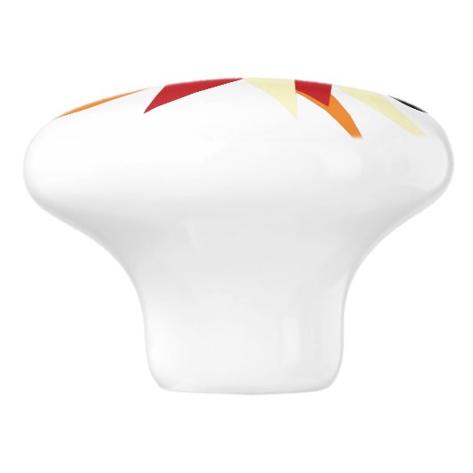 POP Fun Cool Retro Stripboek Pop Art Keramische Knop (Zijkant)