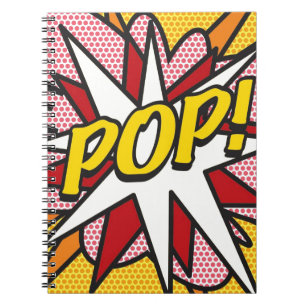 POP Fun Retro Comic Book Pop Art Notitieboek