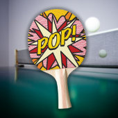 POP Fun Retro Comic Book Superheld Modern Tafeltennisbatje