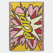 POP Fun Retro Stripboek Pop Art Deken (Voorkant Verticaal)