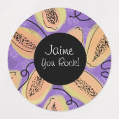 Pop Funk Papaja's Eten Lunch Doos Labels (Design 1)