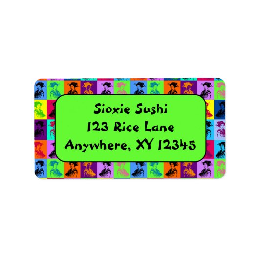 Pop Geishas Etiket (Voorkant)