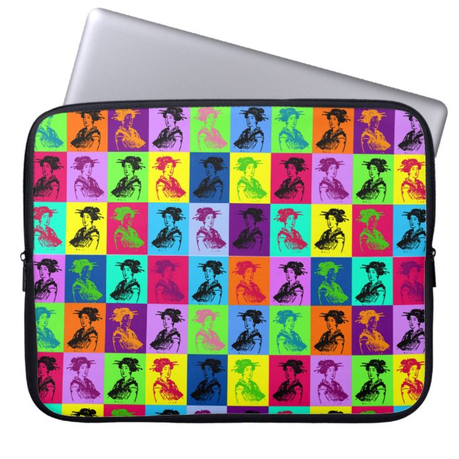 Pop Geishas Laptop Sleeve (Voorkant)