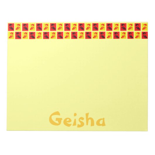 Pop Geishas Notitieblok (Voorkant)