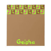 Pop Geishas Notitieblok (Voorkant)