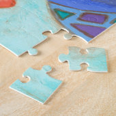 Pop-gekleurde vis legpuzzel (Zijkant)