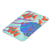 Pop-gekleurde vis magneet (Linkerzijde)