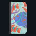 Pop-gekleurde vis galaxy s4 portemonnee hoesje<br><div class="desc">Dit schilderij van Nancy Slocum legt het prachtige waterleven onder zeeen vast. Het staat voor kleurvis die zwemt in de blauwe oceaan. Dit afbeelding zal kleur aan om het even welke levende ruimte of ruimte van kinderen toevoegen.</div>