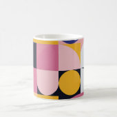 Pop Geometrie Retro Mok – Kleurrijk Mid-Century (Center)