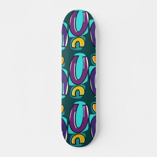 Pop Geometrie Skateboard Deck (Voorkant)