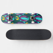 Pop Geometrie Skatebord Dek Persoonlijk Skateboard (Horizontaal)