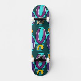 Pop Geometrie Skatebord Dek Persoonlijk Skateboard
