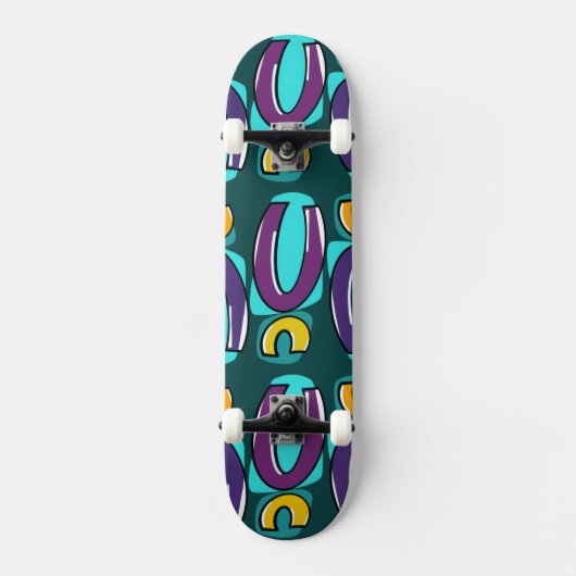 Pop Geometrie Skatebord Dek Persoonlijk Skateboard (Voorkant)