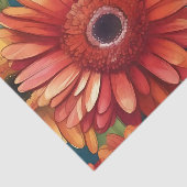 Pop Gerbera Daisy Pattern Tissuepapier (Detail)