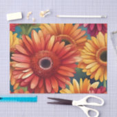 Pop Gerbera Daisy Pattern Tissuepapier (Craft)