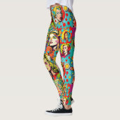 Pop Girl Art Comic Leggings 1 - Fun (Links)