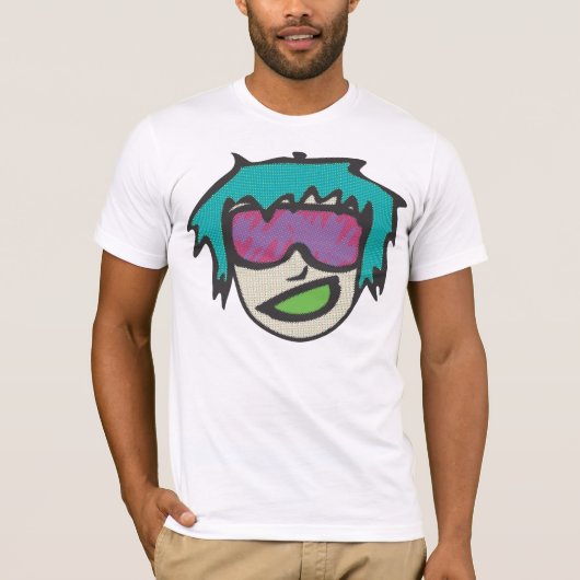 Pop Glasses Guy T-shirt (Voorkant)