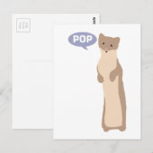 Pop Goes the Weasel Briefkaart (Voorkant / Achterkant)