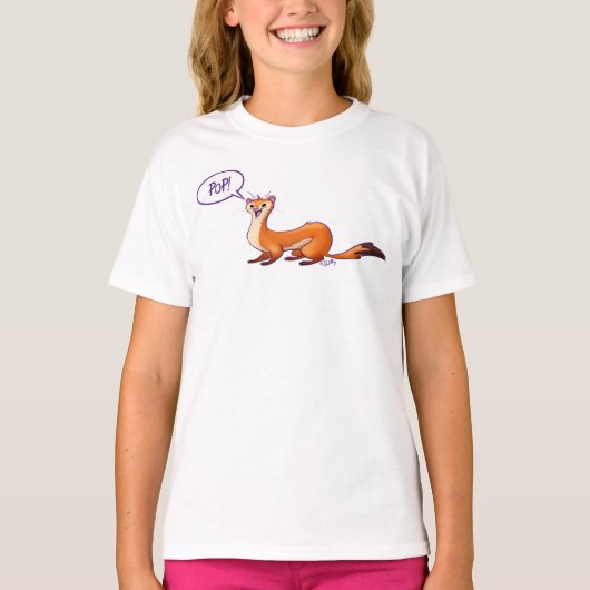 POP GOES THE WEASEL van Jeff Willis Art T-shirt (Voorkant)
