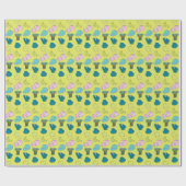 Pop Groenten en Fruit Tuin Inpakpapier (Vlak)