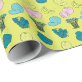 Pop Groenten en Fruit Tuin Inpakpapier (Rol Hoek)