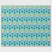 Pop Groenten en Fruit Tuin Inpakpapier (Vlak)