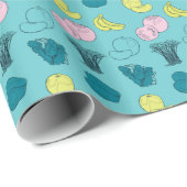 Pop Groenten en Fruit Tuin Inpakpapier (Rol Hoek)