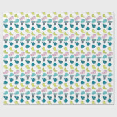 Pop Groenten en Fruit Tuin Inpakpapier (Vlak)